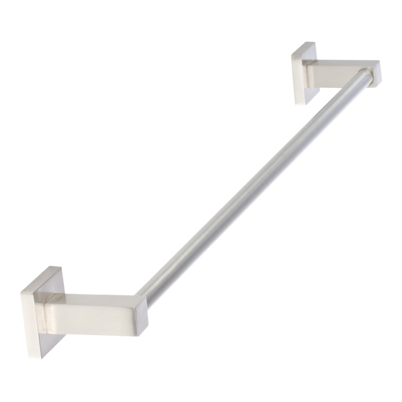 Barre à serviettes Baden, Nickel satiné, H 2 po x l 18 po x P 2 po