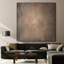 Abstrait brun moderne, rustique, minimaliste, illustrations, art mural très grand, impression numérique (assemblage de cadre requis)-106812477