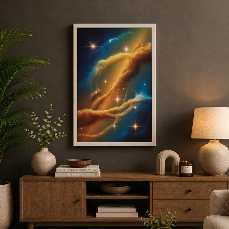 Print, 24x16 - 61.0 x 40.6 cm, Ochre Border