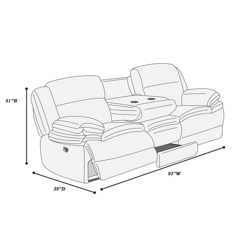 Aeneas Sofa, Chocolate