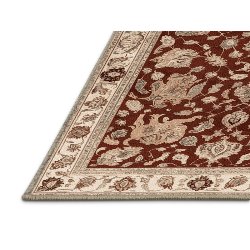Tapis brun lavable à la machine