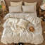 Ensemble de housse de couette à rayures 100% coton lavé MooMee-105229475-111720998