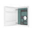 24'' W X 30'' H Surface Frameless Mirror Medicine Cabinet, Beveled Mirror Edges Bathroom Medicine Cabinet, Right Opening Door