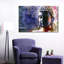 Bouddha en contemplation sur toile-1652905899