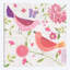«Damask Floral and Bird IV», reproduction sur toile-31859779