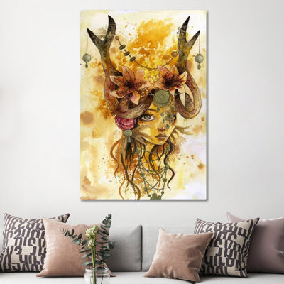 Autumn's Sun by Megan Majewski - Wrapped Canvas Painting