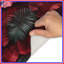 Tapis de bain rouge, vert, feuilles tropicales-718920666