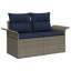 Ensemble de canapé de jardin avec coussin 5 pièces vidaXL-1736159875
