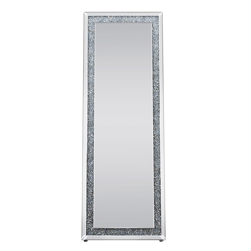 Miroir de plancher Traci, Gris foncé