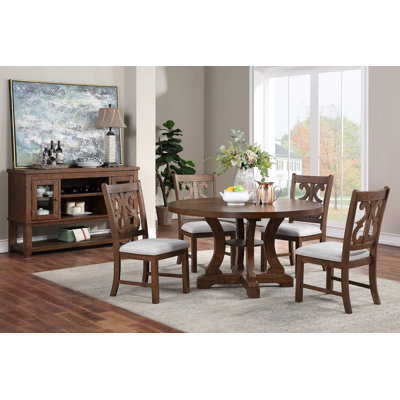 Table de salle à manger en chêne couleur chêne 1pc