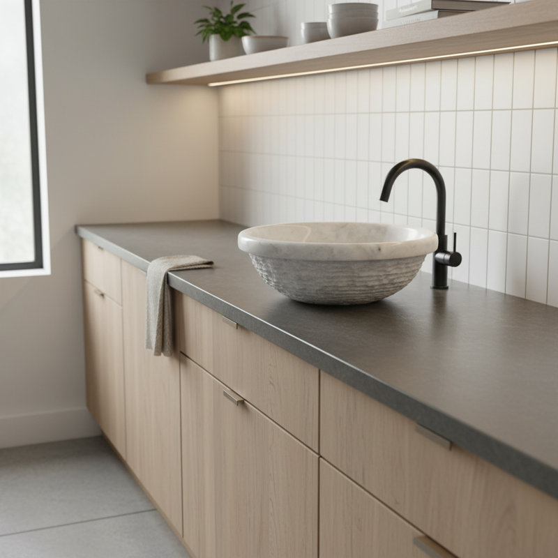 Lavabo vasque en marbre Badal