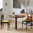 French style solid wood round dining table