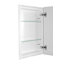 Armoire à pharmacie encastrée sans cadre à 1 porte avec tablettes réglables Frontline Shaker-671173963-680511047