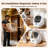 Self-Cleaning Cat Litter Box with APP Control and Safety Sensor, White, 020max