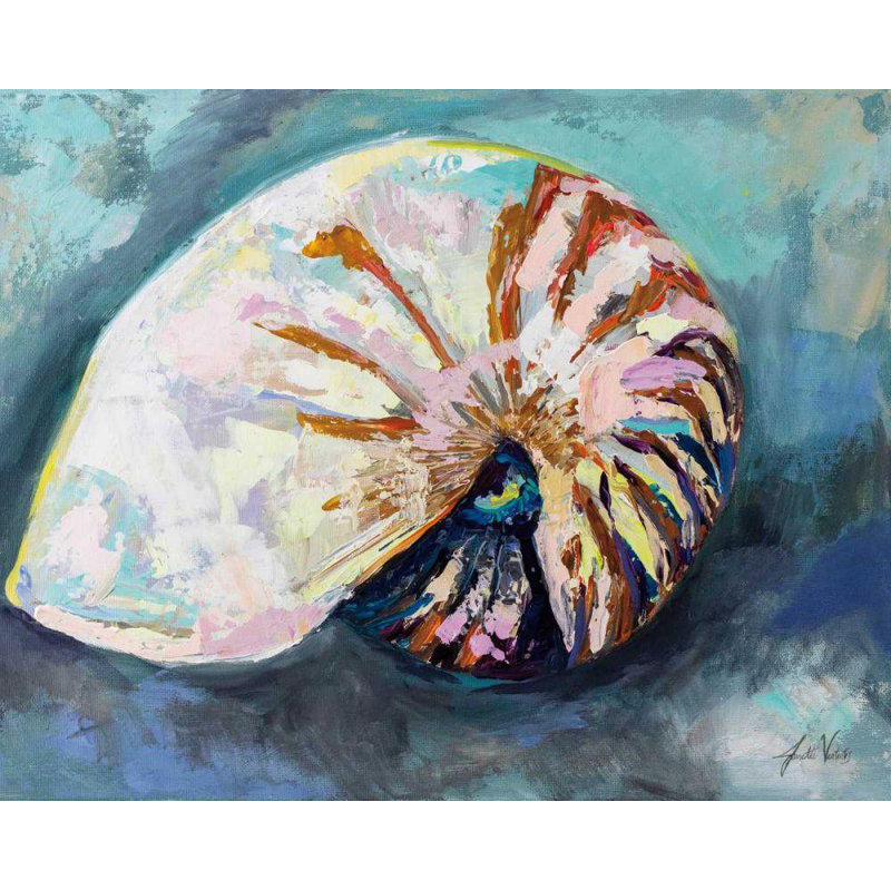 «Dovecove Vertentes, Jeanette», reproduction d'art sur toile tendue: Nautilus Shell, H 20 po x l 24 po