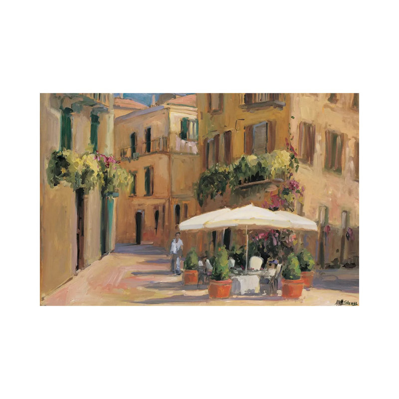 Café Bordeaux by Allayn Stevens - Wrapped Canvas Print, 20.32 cm H x 30.48 cm W