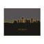«Long Beach California Skyline Glow II» par Michael Tompsett, impression sur toile tendue-737024472