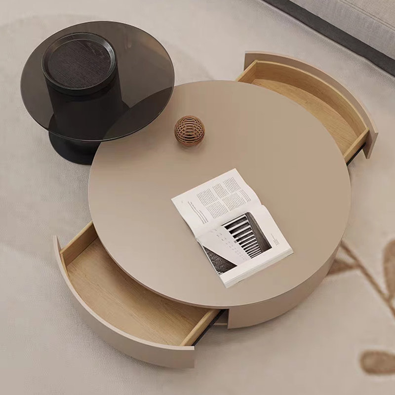 Nouvelle table basse multifonctionnelle de style nouveau, H 16,54 po x L 55,12 po x l 31,5 po