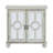Classic Storage Cabinet Modern Traditional Accent Chest with Mirror Doors Pendant Pulls Wooden Furniture-450812656