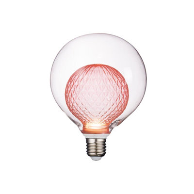 Ampoule DEL 681469F37C734785ADF23AB854CC9B94 G40 E26 (Moyen) Blanc doux Équivalent 3 W Verre