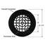 Grille ronde en fonte d'aluminium de 5 po (6 1/2 po au total) thermolaquée-107246096-102352946