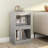 Book Cabinet Room Divider Display Book Rack Bookshelf Engineered Wood