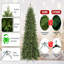 Arbre de Noël 7 pieds avec lumières DEL RVB RVB 7B et installation facile, 2126 pointes en PE / PVC, 50 fonctions - arbre de Noël artificiel multicolore