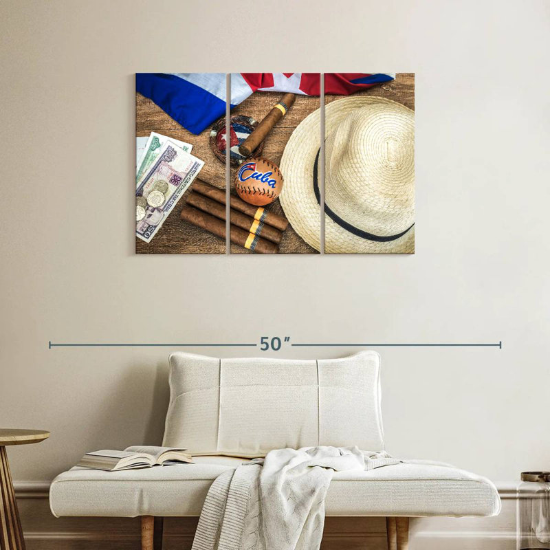 Senne Cuban Vacation, 24" H x 38" W