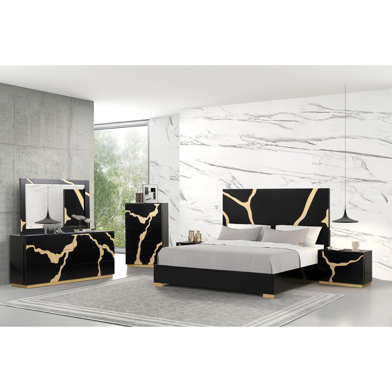 Commode à tiroirs de style contemporain