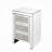 ACME Noralie Accent Table, Mirrored & Faux Diamonds