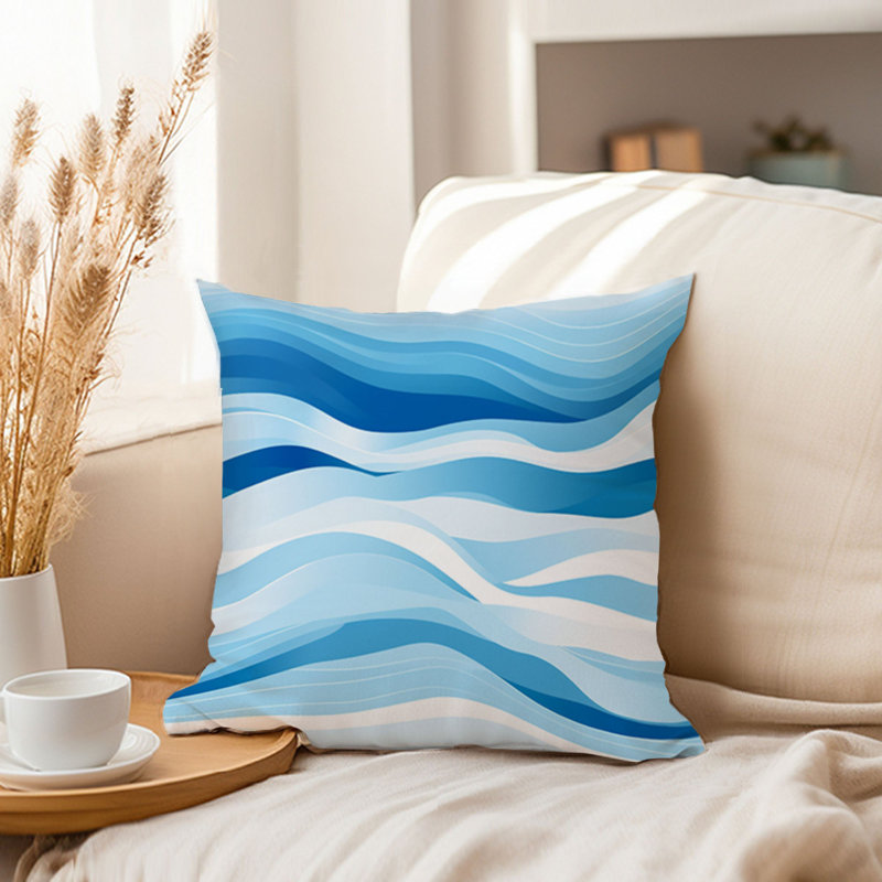 Beach and Coastal Ocean Waves IX Nautical, 20"H x 20"W