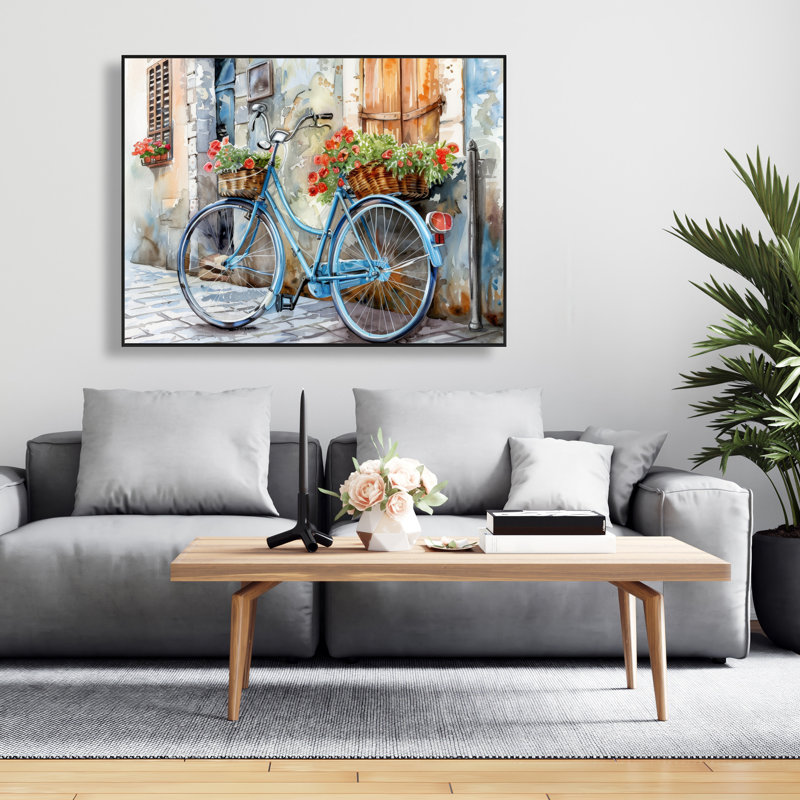 On the wall - Red Framed Canvas for Stunning Home Decor