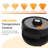 5 Heart-Shaped Waffle Maker With Adjustable Temp