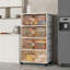 Bacs de rangement pliables avec couvercles
