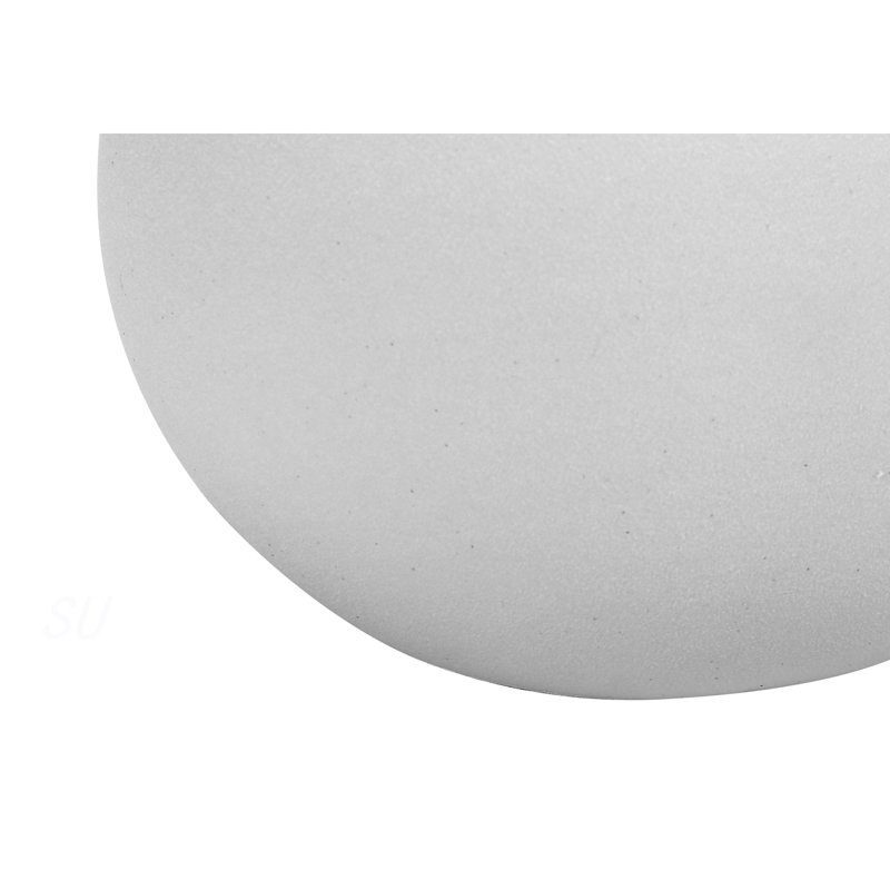Lighting, H 16 po, lampe de table, abat-jour crème, céramique crème, contemporain