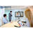Mount-It Mobile TV Stand for Flat Screen TVs | Height Adjustable Rolling TV Cart for 32 - 70 in.