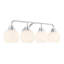 Luminaire suspendu en chrome 4 lumières Meridian-1028480138
