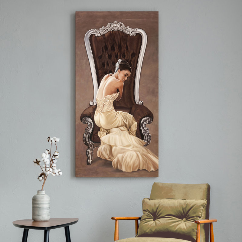 Beautiful Queen I by Pierre Benson - Wrapped Canvas Print, 100cm H x 50cm W x 4cm D