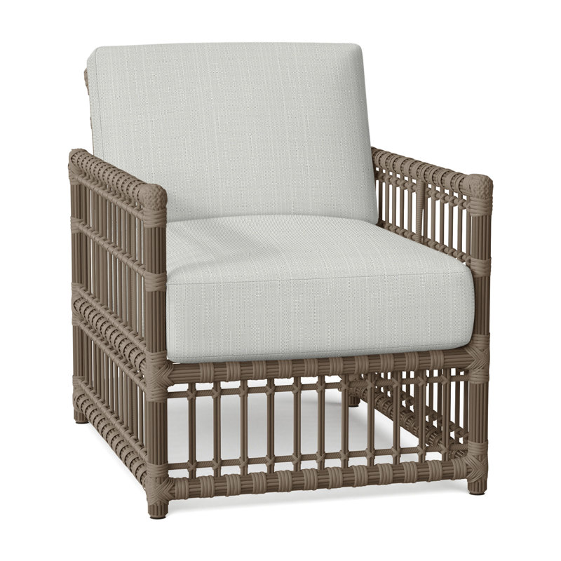 Fauteuil Newport tissé - Onyx, Pas de soudure, Argent Vérone, Onyx