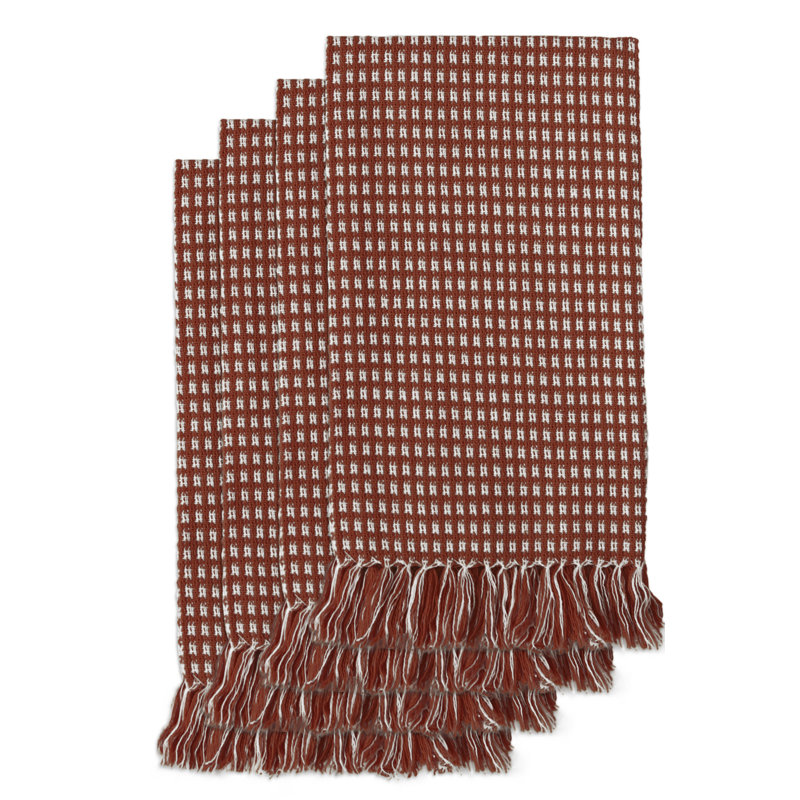 Serviette 100% coton 18 po Stevens, Rouge