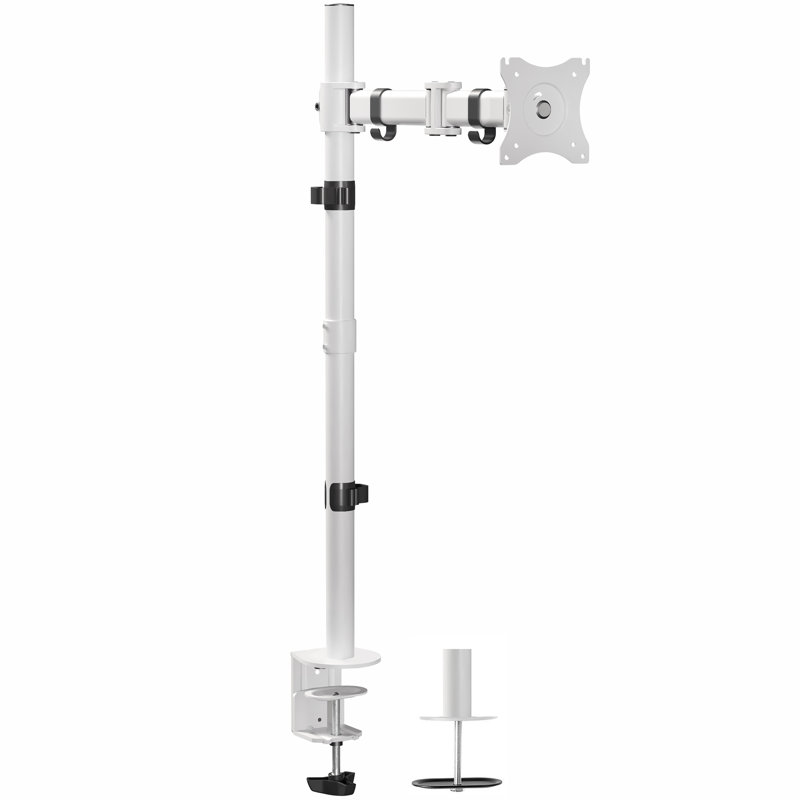 Très grand support de bureau blanc