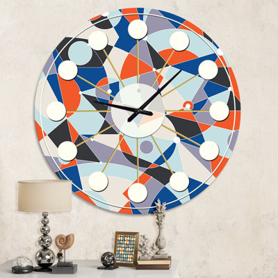Horloge murale rétro Mid-Century