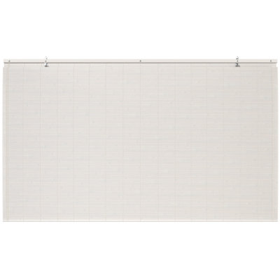 Bamboo Window Shade Blind - White
