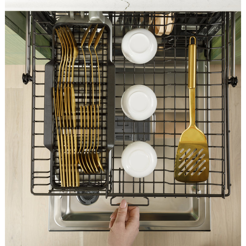 Cafe Customfit Energy Star Stainless Interior Smart Dishwasher, Matte Black