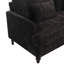 Canapé en chenille de style Mid-Century moderne avec coussins amovibles-1978548693