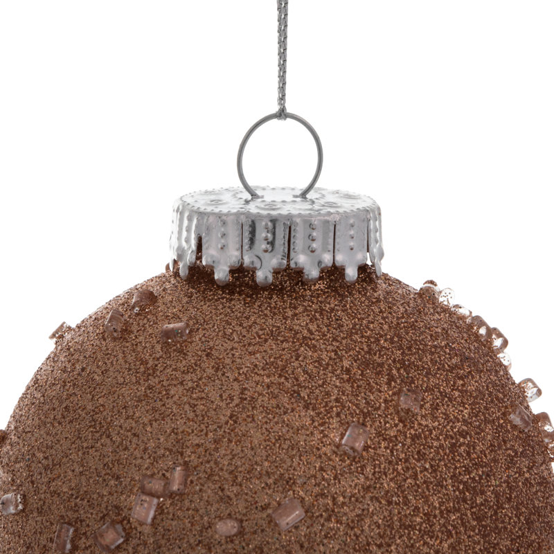 3'' Shatterproof Ball Ornament, Rose Gold