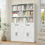 Bibliothèque double standard en métal H 71 "x l 47" Abheek