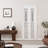 1 Lite Glass and Solid Core Manufactured Wood Bi-fold Doors Include Installation Hardware Kit and Pantry Sticker-100708494
