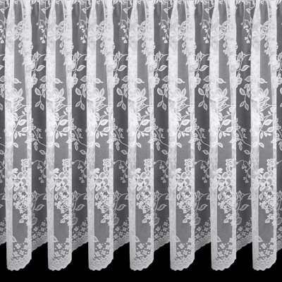 Womack Lace Semi Sheer Curtain Single Panel