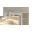 Portes de placard coulissantes à noyau solide en verre peint noir 72 po x 80 po 3 pièces avec quincaillerie-107732073-105271164
